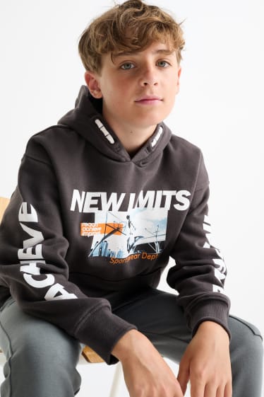 Niños - Baloncesto - sudadera con capucha - negro