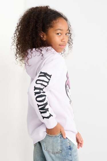 Kinderen: meisjes - Kuromi - hoodie - lichtpaars