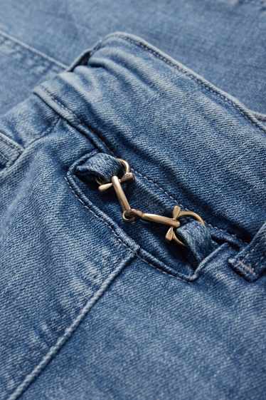 Dona - Bootcut jeans - mid waist - texà blau clar