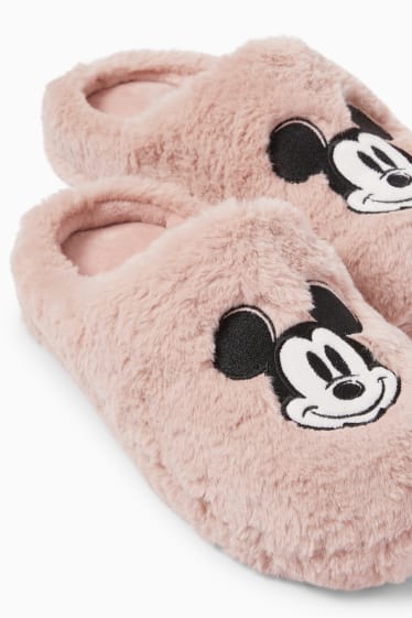 Femmes - Chaussons - Mickey Mouse - rose