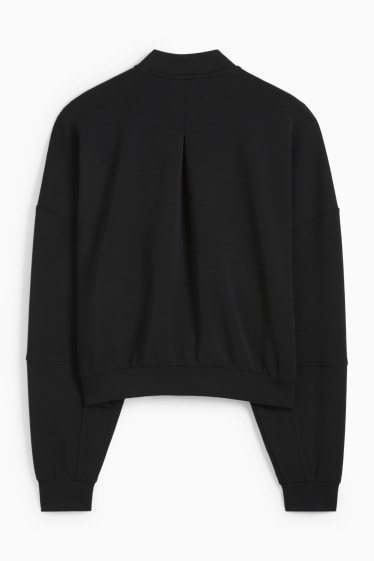 Women - Zip-through sweatshirt - black