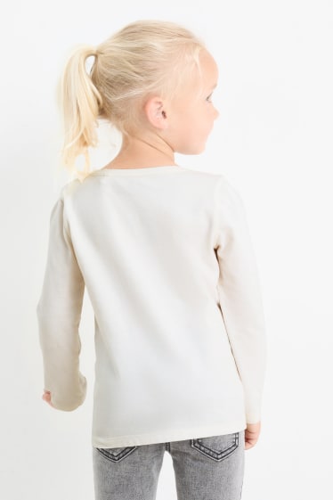 Bambine - Fiocco - maglia a maniche lunghe - champagne