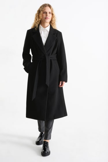 Damen - Mantel - schwarz