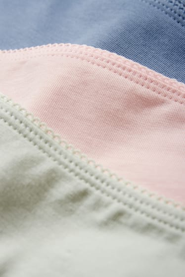 Mujer - Pack de 3 - hipsters - verde / rosa