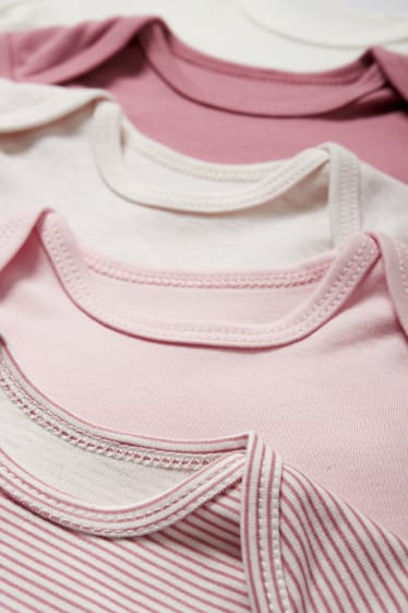 Bébés filles - Lot de 5 - bodys bébé - rose
