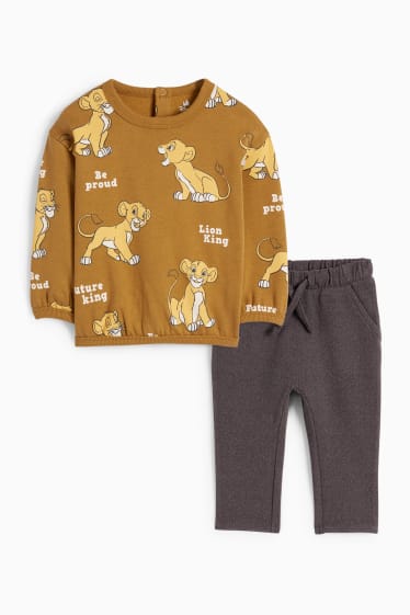 Baby Boys - The Lion King - baby outfit - 2 piece - mustard yellow