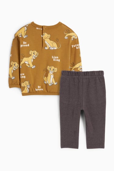 Baby Boys - The Lion King - baby outfit - 2 piece - mustard yellow
