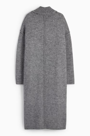 Dona - Jaqueta de punt llarga - gris