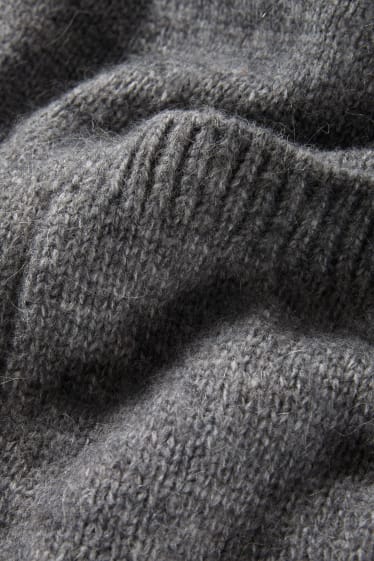 Dona - Jaqueta de punt llarga - gris