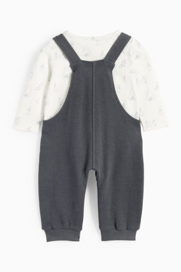 Bébés garçons - Winnie l’ourson - tenue pour bébé - 2 pièces - gris foncé
