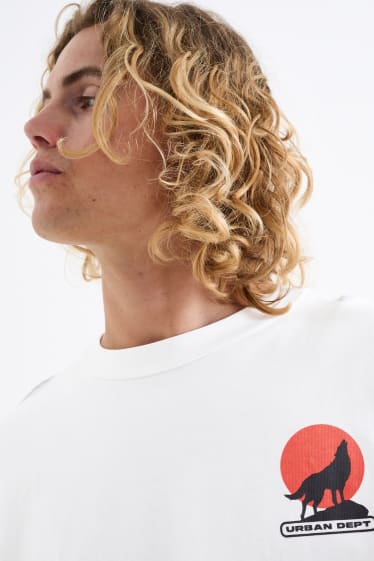 Hommes - T-shirt surdimensionné - blanc