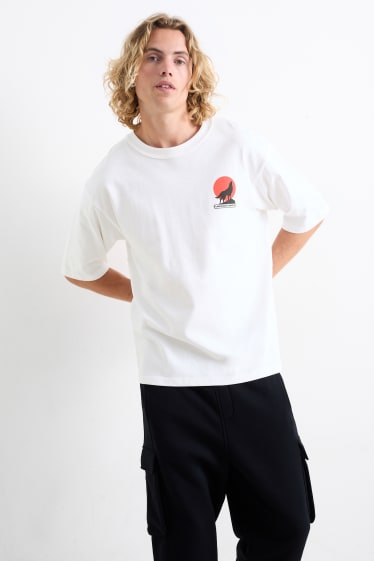 Hommes - T-shirt surdimensionné - blanc