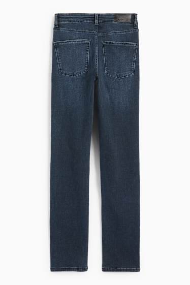 Mujer - Straight jeans - mid waist - vaqueros - azul oscuro