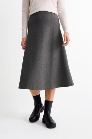 Mujer - Falda - gris oscuro