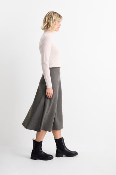 Mujer - Falda - gris oscuro