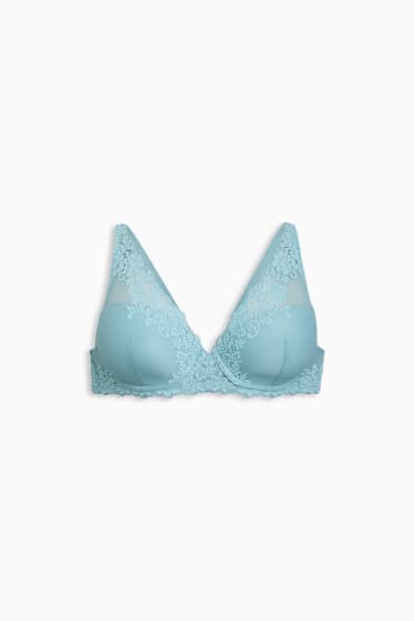 Mujer - Sujetador con aros - PLUNGE - con relleno - turquesa