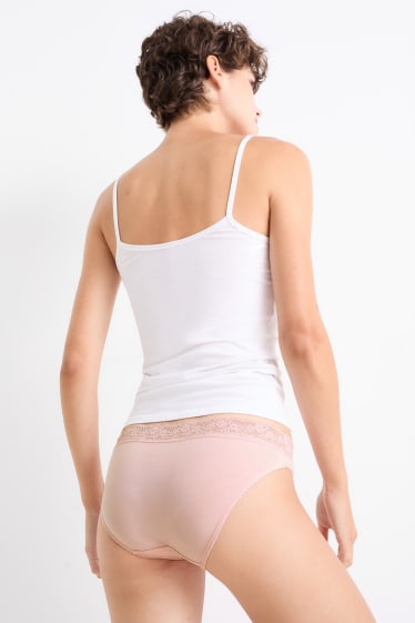 Damen - Multipack 3er - Slip - grün / rosa