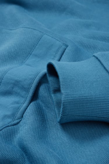 Heren - Hoodie - blauw