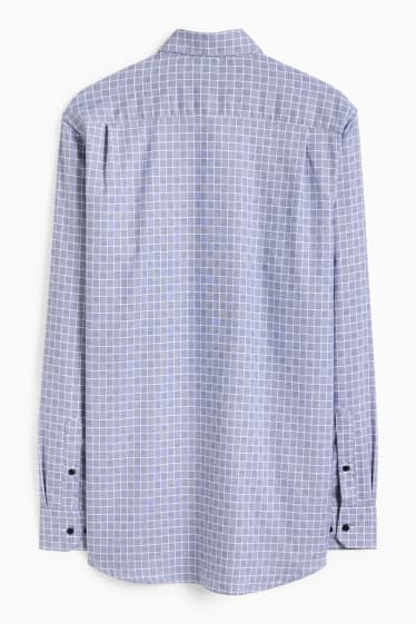 Herren - Businesshemd - Regular Fit - Button-down - bügelleicht - dunkelblau