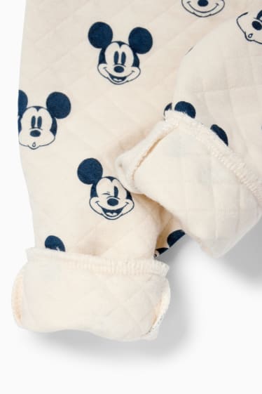 Baby: jongens - Mickey Mouse - babyoutfit - 2-delig - donkerblauw