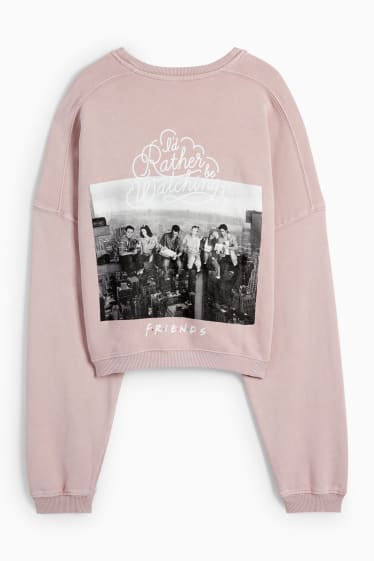 Mujer - Sudadera - Friends - rosa oscuro