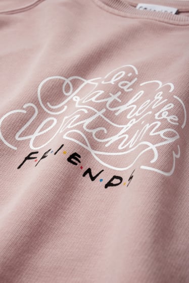 Mujer - Sudadera - Friends - rosa oscuro