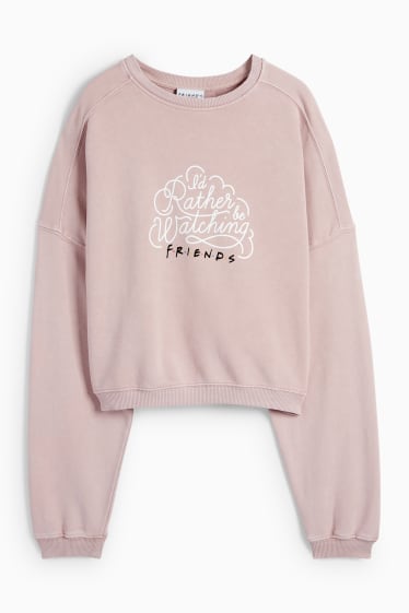 Mujer - Sudadera - Friends - rosa oscuro