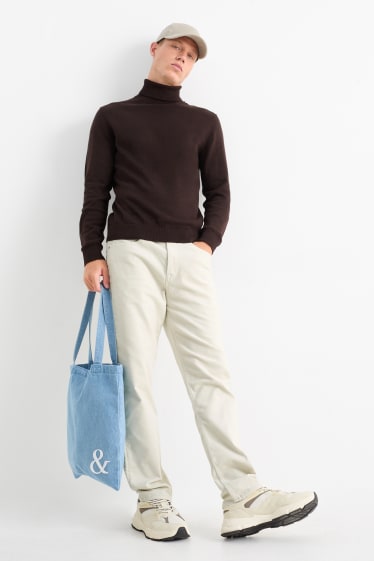 Herren - Cordhose - Regular Fit - hellbeige