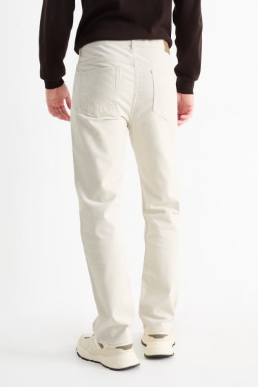 Herren - Cordhose - Regular Fit - hellbeige