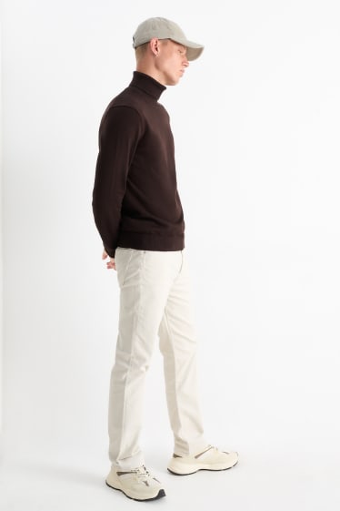 Herren - Cordhose - Regular Fit - hellbeige