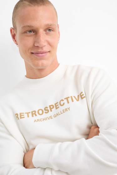 Men - Sweatshirt - cremewhite