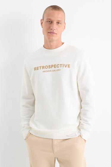 Men - Sweatshirt - cremewhite