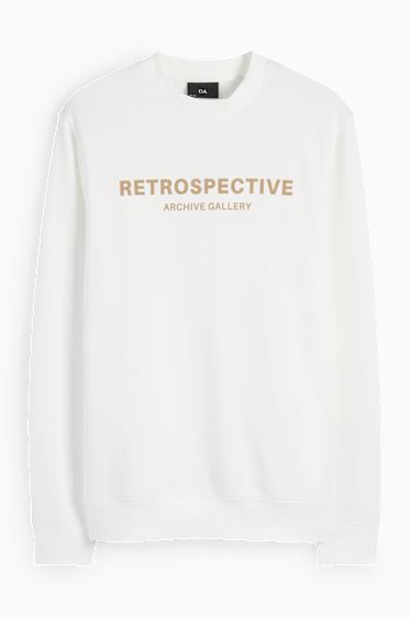 Men - Sweatshirt - cremewhite