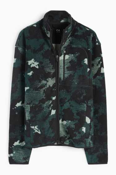 Home - Jaqueta polar tèrmica - estampada - verd fosc