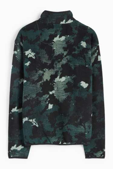 Home - Jaqueta polar tèrmica - estampada - verd fosc