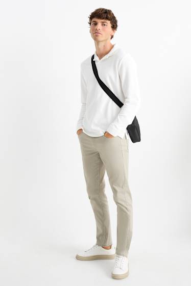 Herren - Hose - Slim Fit - grau