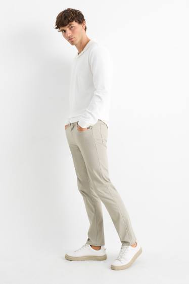 Herren - Hose - Slim Fit - grau