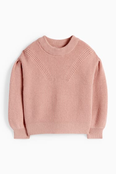 Enfants filles - Pullover - rose foncé