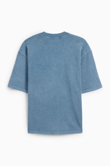 Men - Oversized T-shirt - blue