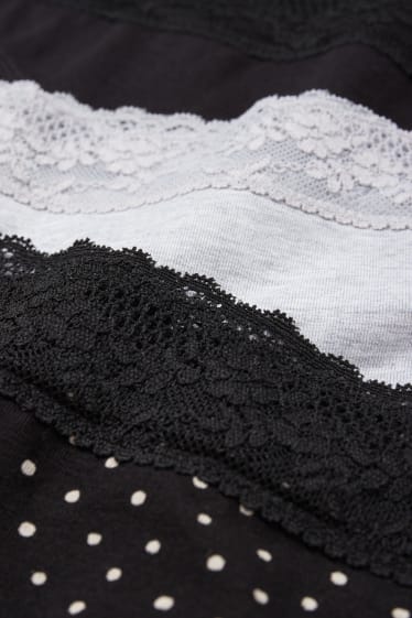 Damen - Multipack 3er - Slip - schwarz