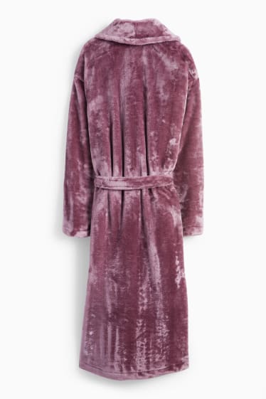 Damen - Bademantel - violett