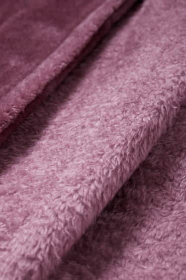 Damen - Bademantel - violett