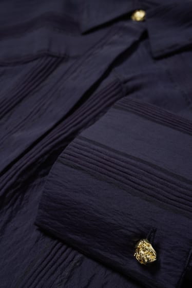 Women - Blouse - dark blue