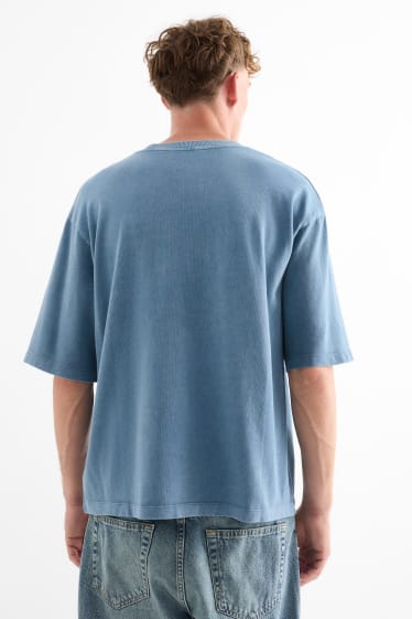 Men - Oversized T-shirt - blue