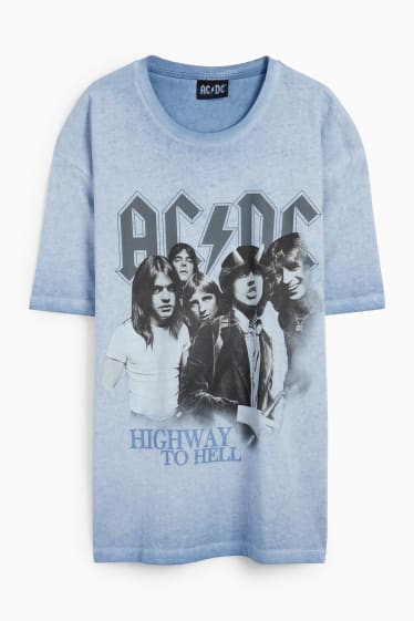 Hommes - T-shirt - AC/DC - bleu