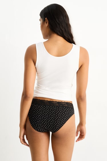 Damen - Multipack 3er - Slip - schwarz