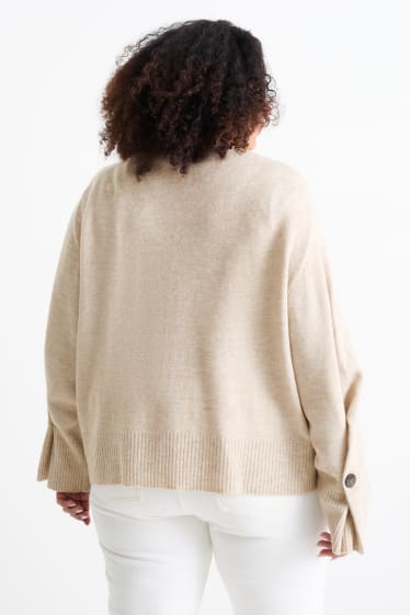 Femmes - Gilet en maille - beige