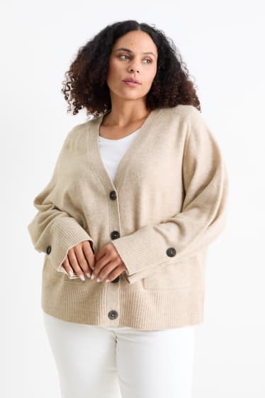 Femmes - Gilet en maille - beige