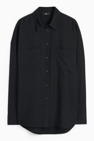 Damen - Bluse - schwarz