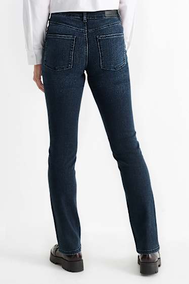 Mujer - Straight jeans - mid waist - vaqueros - azul oscuro